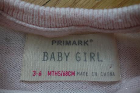 Tenký pulovrík 3-6 mes, primark,68