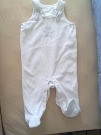 Zamatový komplet dupačky a body cherokee 6-9 mes., cherokee,74