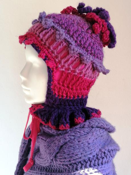 Originálna merino háčkovaná čiapka na 2-6rokov, 98