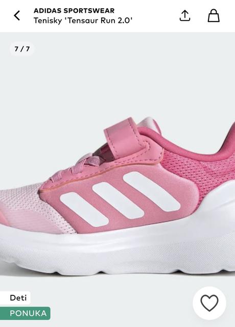 Tenisky adidas sportswear tensaur run 2.0 nové, adidas,35