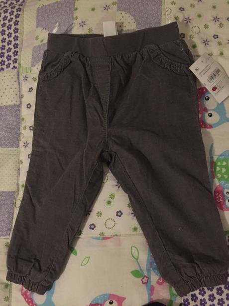 Zateplene nohavice top stav, c&a,80