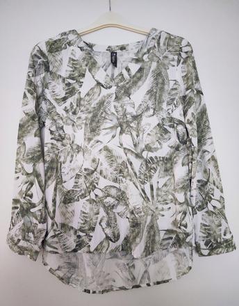 Blúzka - listová potlač, l