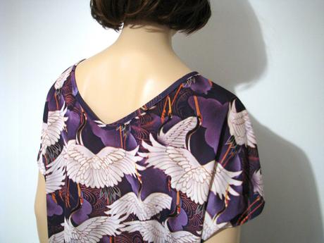 Dlhé tričko so žeriavmi, xxl