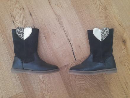 Kožené čižmičky zn. friboo, 30