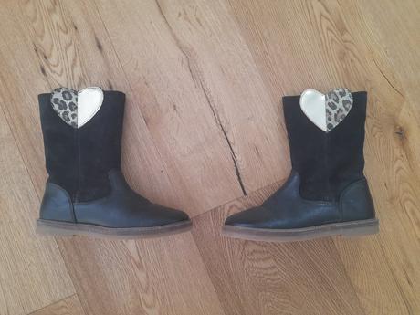 Kožené čižmičky zn. friboo, 30