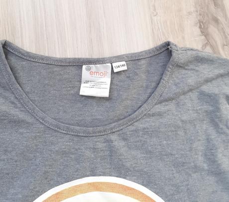 Dievčenské tričko emoji č.134/140, 134