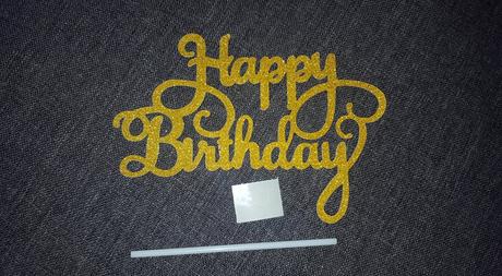 Zápich na tortu happy birthday, 