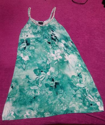 Zelené kvetové šaty, 40