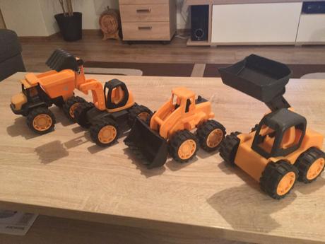 Hracky do piesku - sada jcb aut do pieskoviska, 