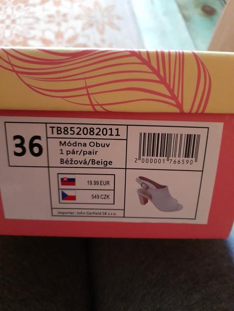 Sandále, john garfield,36