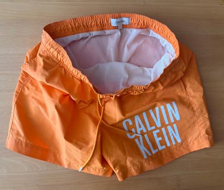 Oranzove plavky ck, calvin klein,s