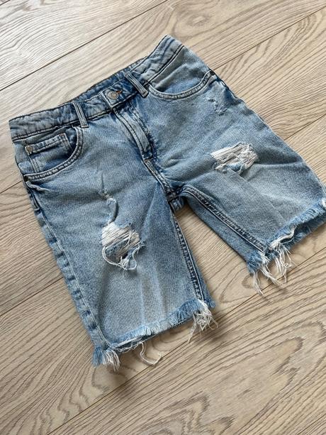 Kratke rifle, denim,128