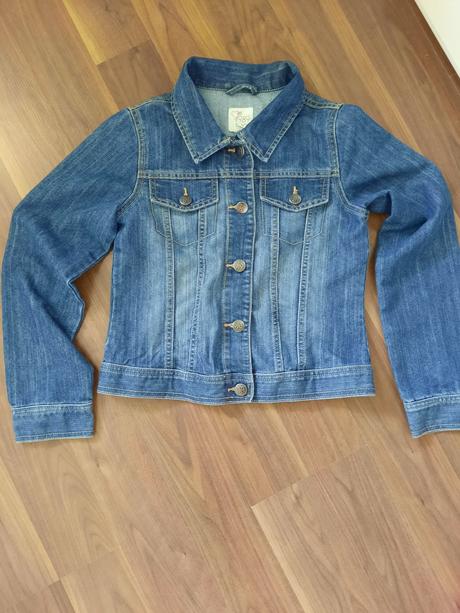 Dámska riflová bunda, s