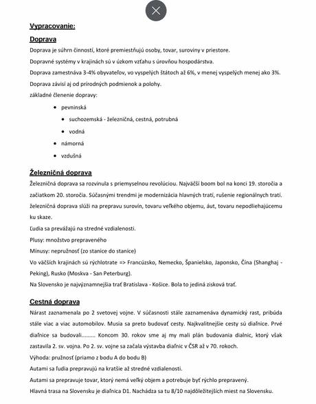 Komplet spracované maturitné zadania, 