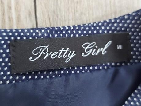 Modrobiele šaty, pretty girl,s