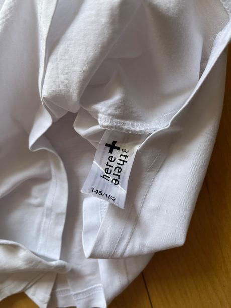 5 ks biele tielko na 12 rokov, h&m,152