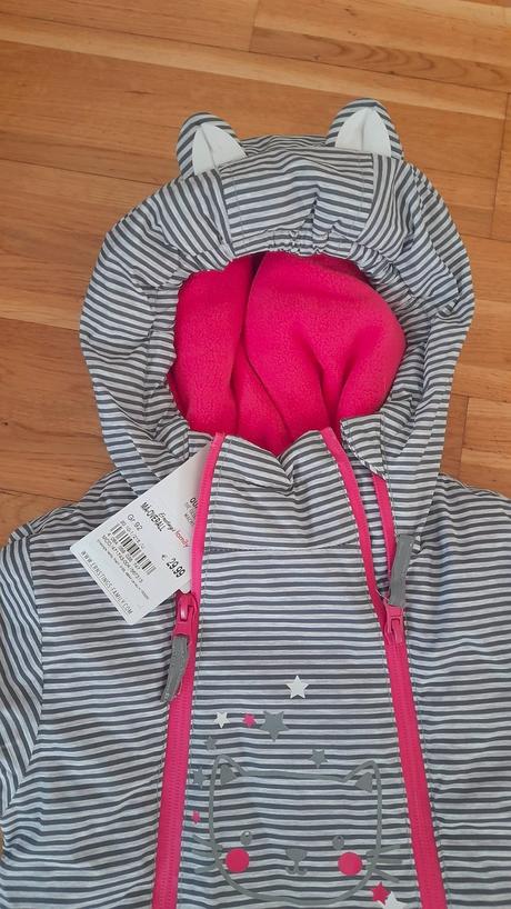 Nový perfektný prúžkavý overal značky ernstings-fa, 92