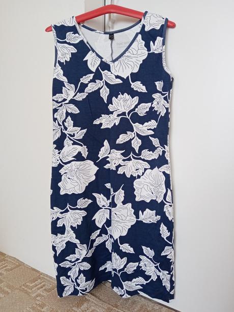 Šaty bielo modré, bonprix,40