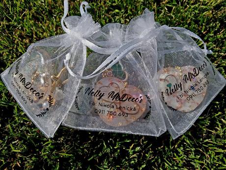 Epoxidové kľúčenky s vláskami, 