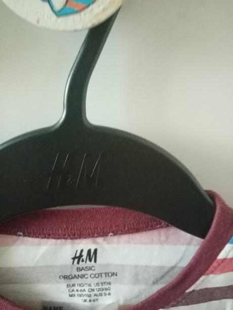 Tričká 110/116, h&m,110