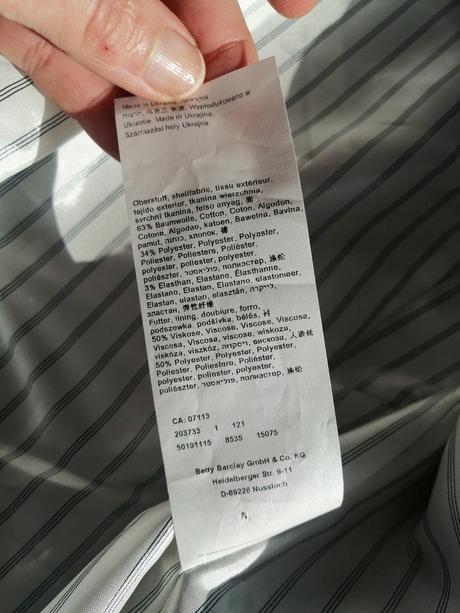 Džínsové sako bettybarclay v38, 38