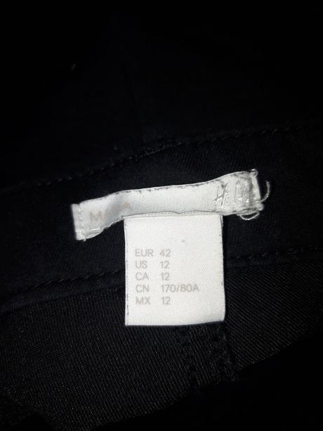 Tehotenske nohavice h&m, rifle,42