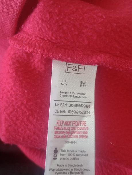 Mikinové šaty, f&f,116