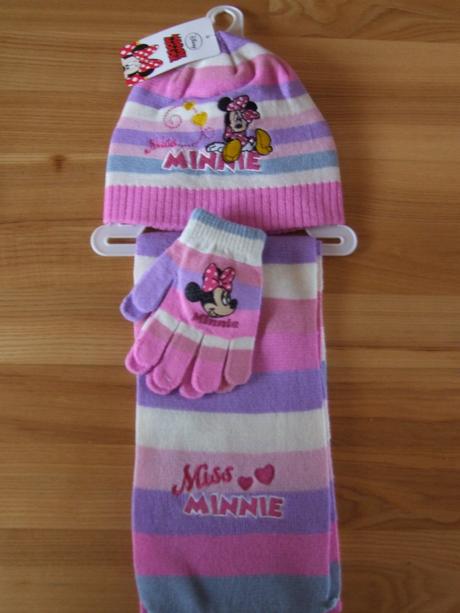 Dievčenský zimný set minnie mouse (v.52 a 54 cm)., disney,98 / 116
