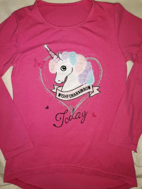 Tričko s dlhým rukavom, 128