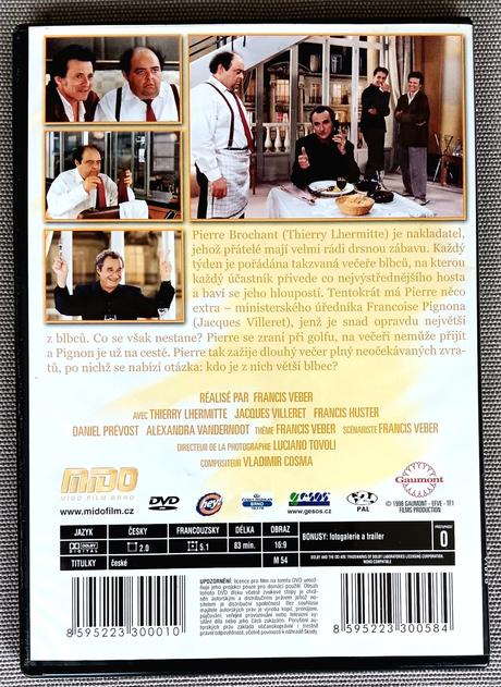 Dvd blbec na večeru,