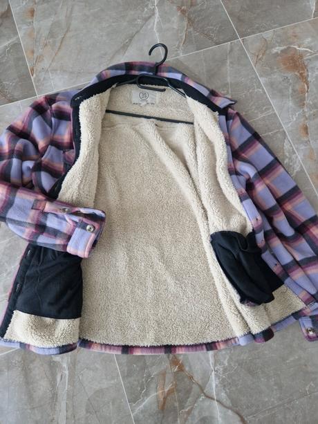 Oteplená košeľová bundička, m