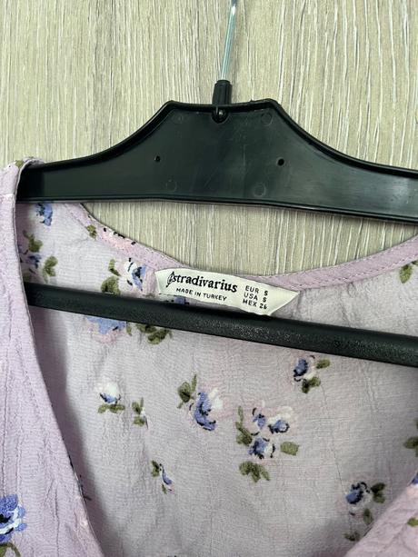 Crop blúzka, stradivarius,s