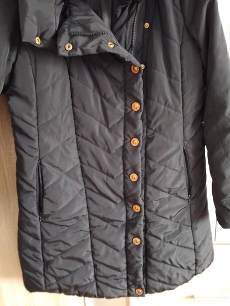 Cierna zimná bunda, xl