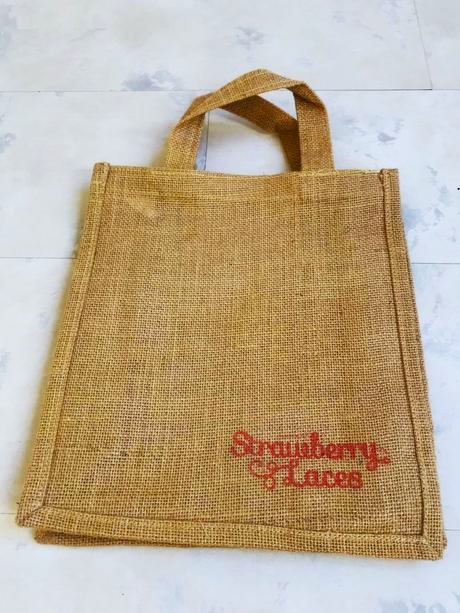 Jutová naturálna taška,