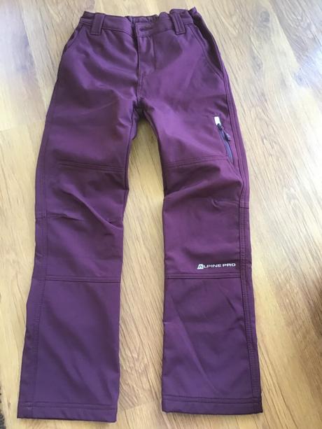 Softshellové nohavice, alpine pro,152
