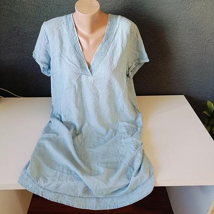 Riflové saty, h&m,xxl