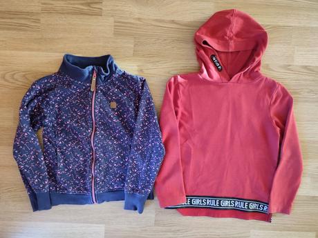 Dve mikiny 134/140-cena spolu, loap,134