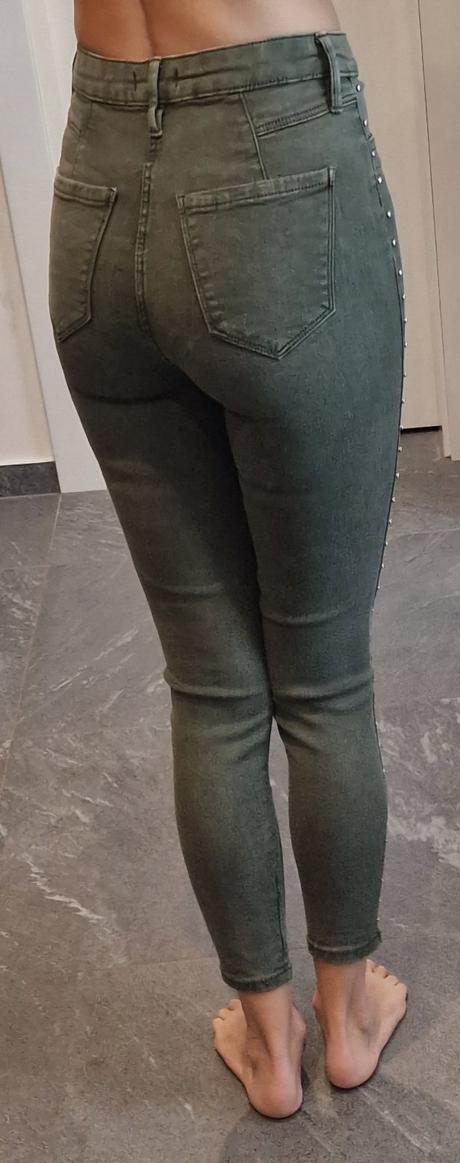 Riflíky bershka, veľ. 36, super stav, bershka,36