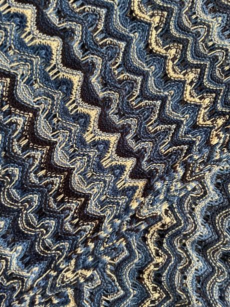 Modra vzorovana satka,