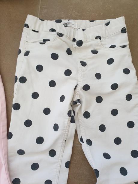 Nohavice riflove, h&m,134