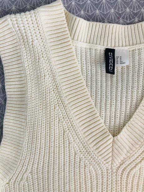Pletena vesta, h&m,xs