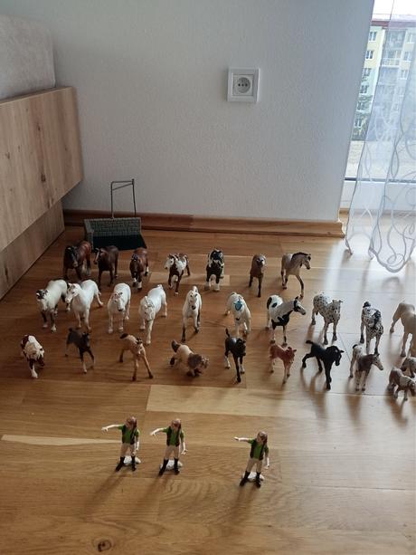 Schleich stajňa s príslušenstvom, 