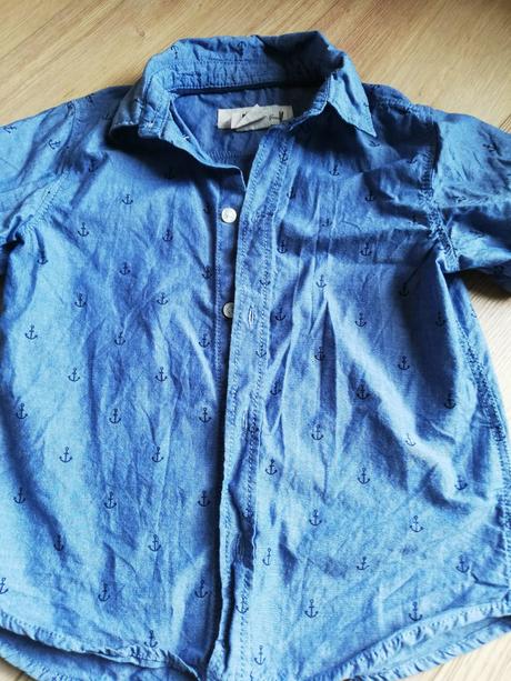 Pekná chlapčenská košeľa, h&m,110