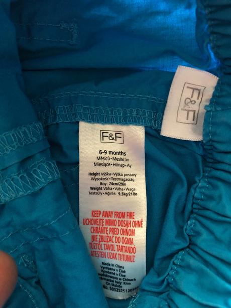 Tenké roll-up nohavice, f&f,74