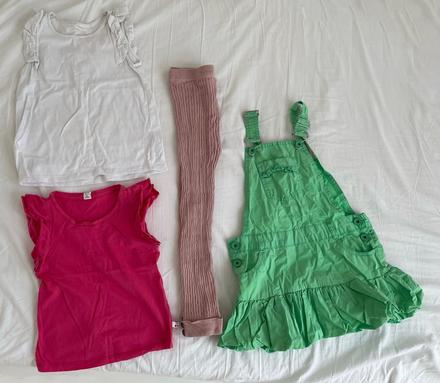 110/116 babský letný balíček vecí za 2e, next,110