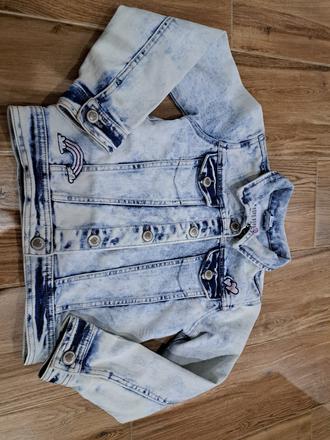 Dievčenská riflova bunda, dopodopo,128