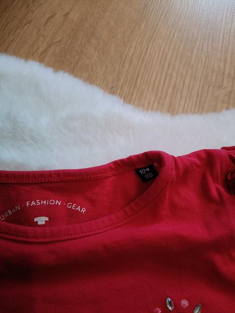 Dievčenské tričko dlhý rukáv tom tailor, tom tailor,104