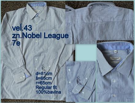 Pánska košeĺa veĺ.43, zn.nobel league, 43