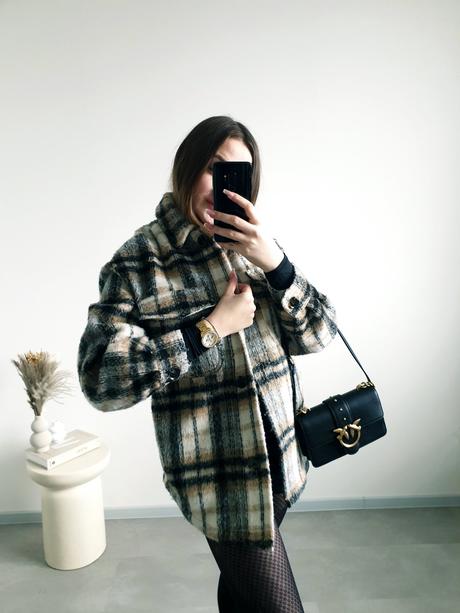 Košeľová bundička s, bershka,s