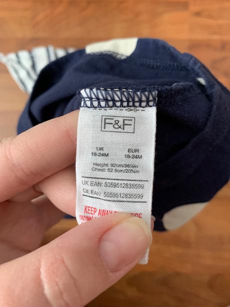 2x letný overál, f&f,92